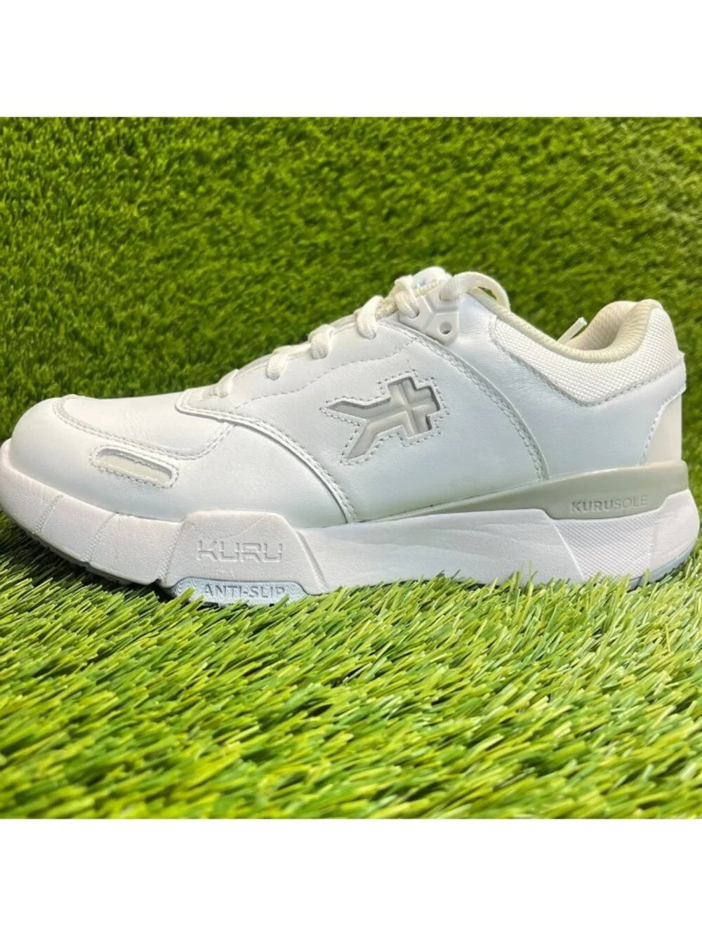 Kuru Kinetic 2 Womens Size 8.5 White Athletic Running Leather Shoes Sneakers